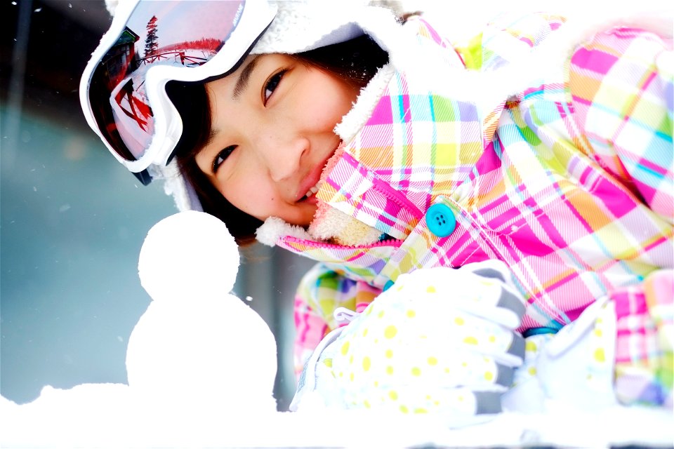 Woman Snowman