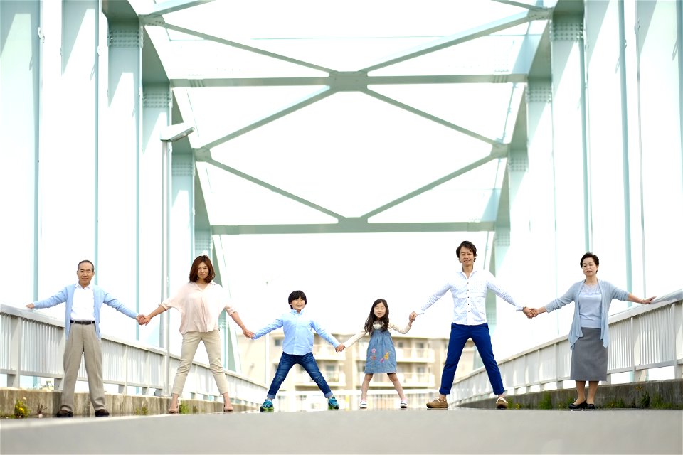 Family Holding Hands