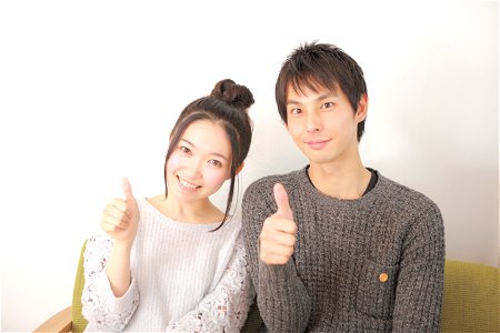 Couple Thumbs Up