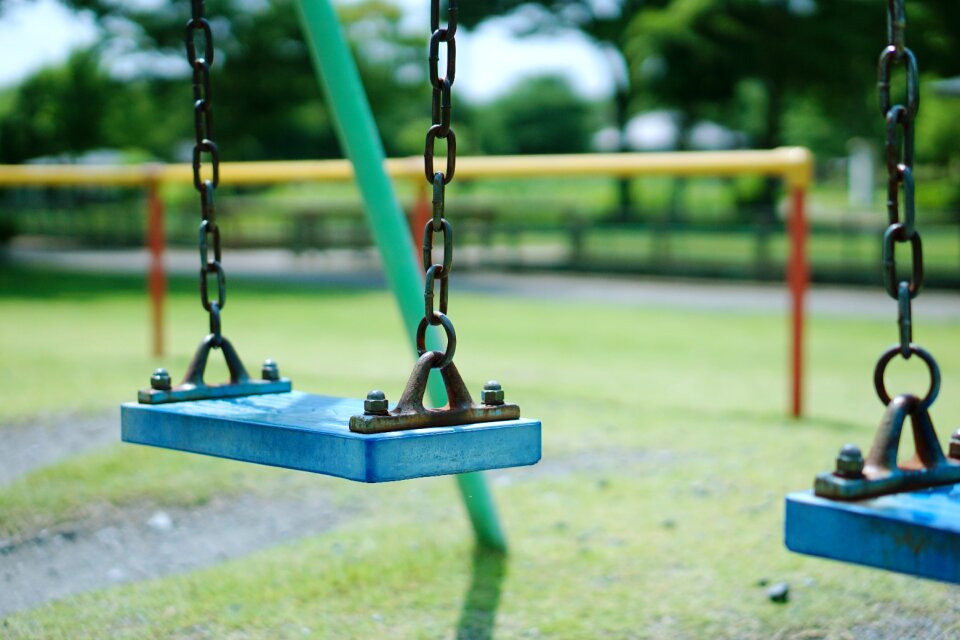 Stool from this garden playground