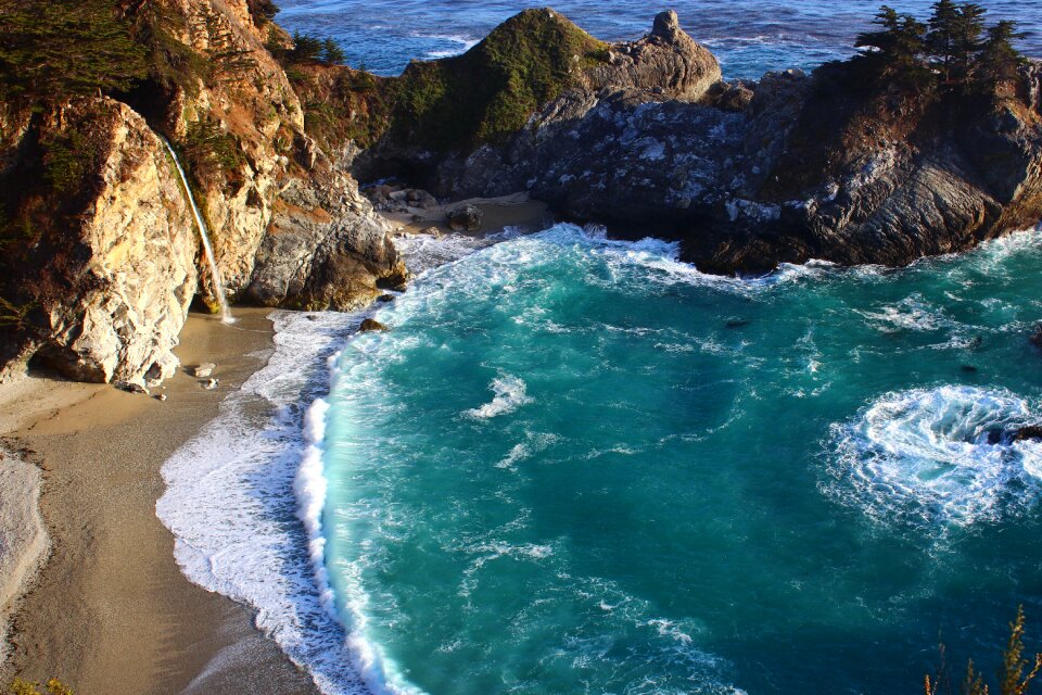 Ocean pacific landscape