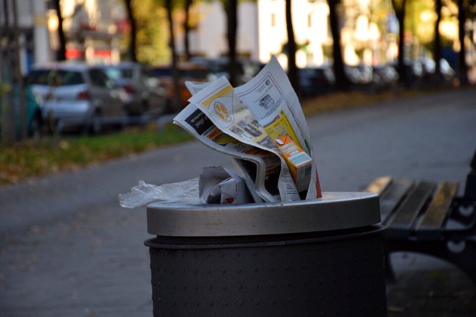Garbage can waste bins container