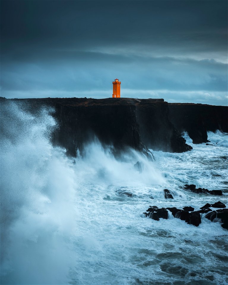 top of the cliffs