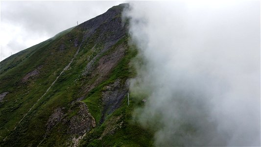Foggy mountain