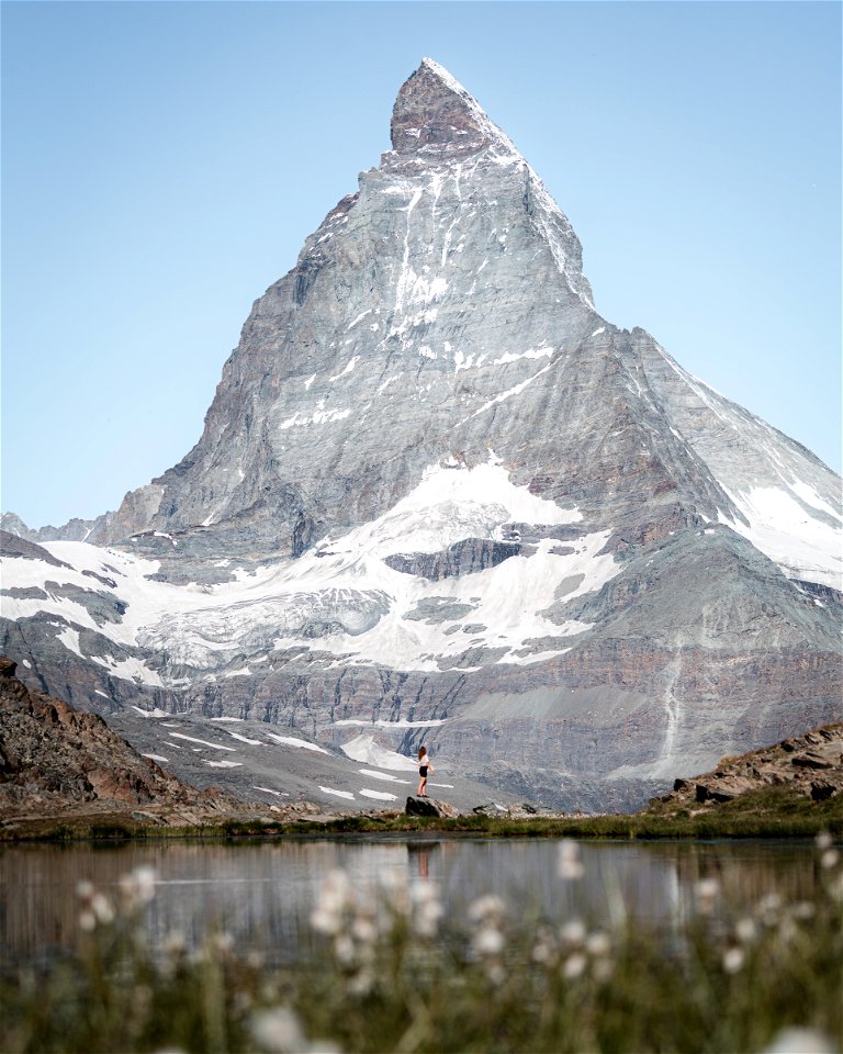 Lake and mountain