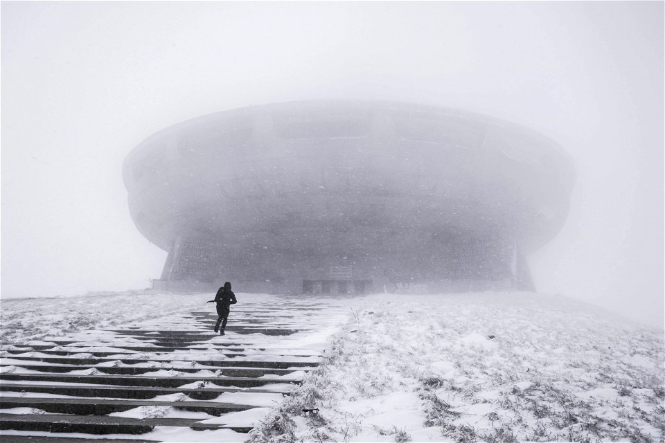 Snowstorm in Bulgaria