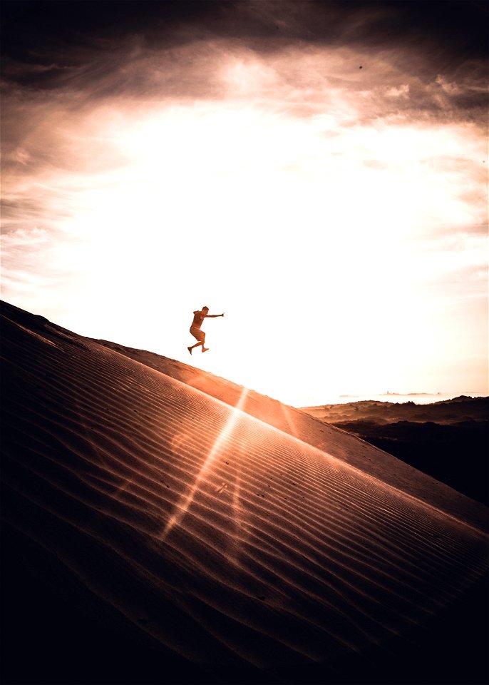 Jump in the Desert