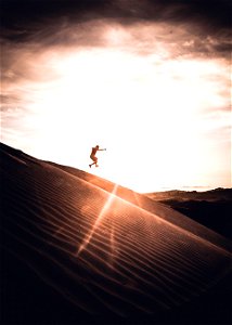 Jump in the Desert