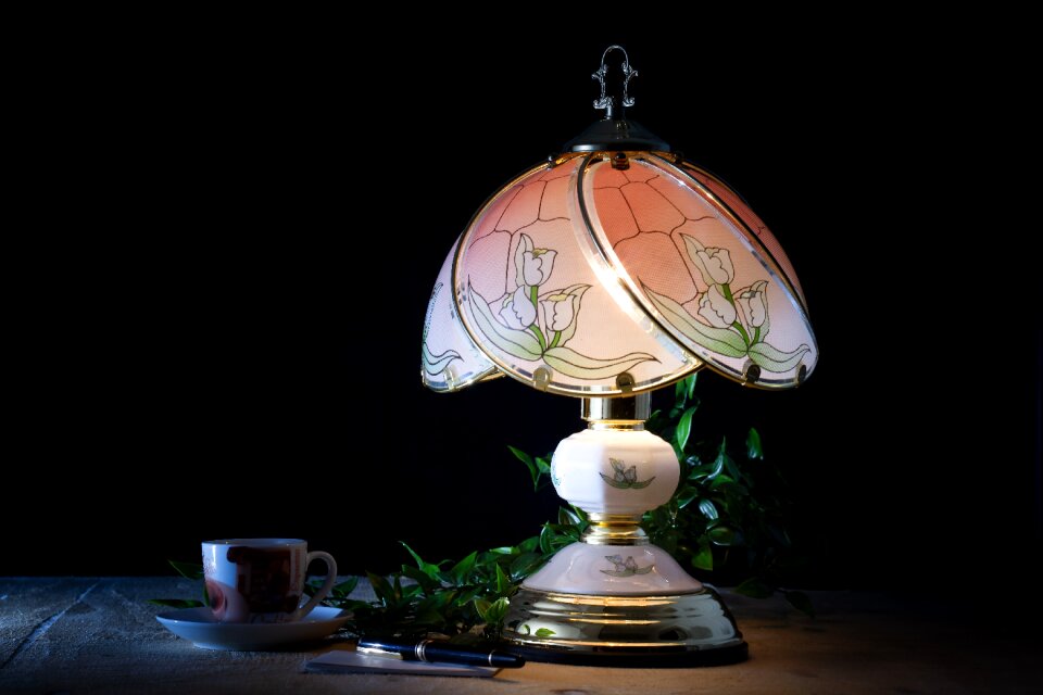 Coffee break nostalgic desk