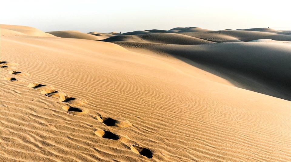 Footprints on Sand photo