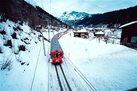 The red train photo