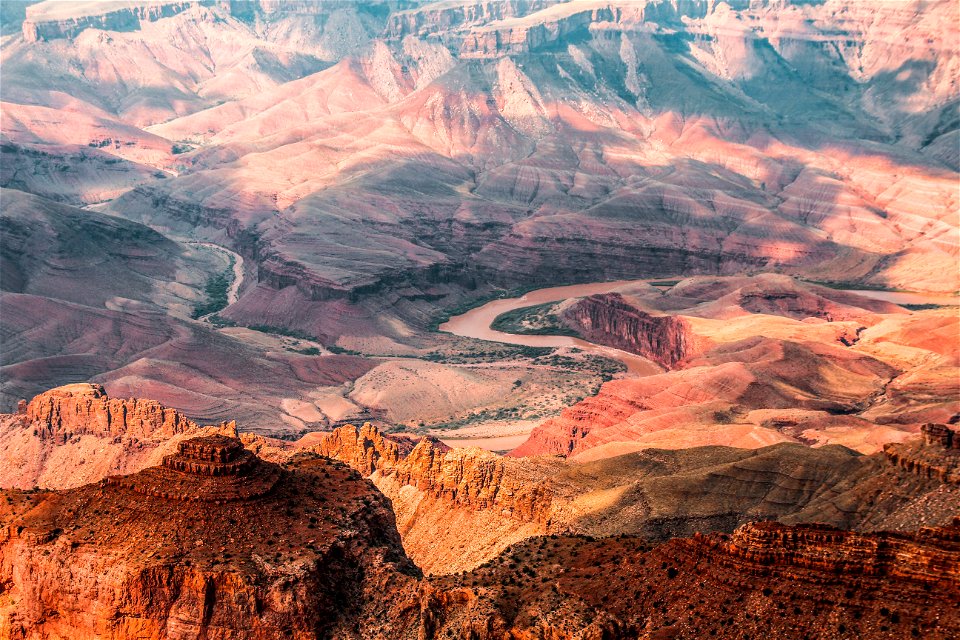 Red Tones Mountains photo