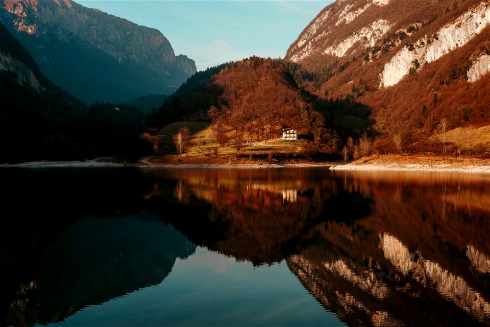 Reflection on the lake photo