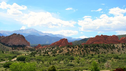 Garden of the gods nature sky photo