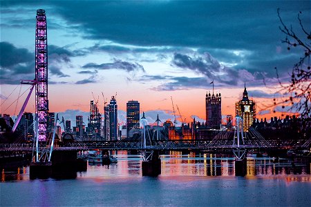 Skyline of London photo
