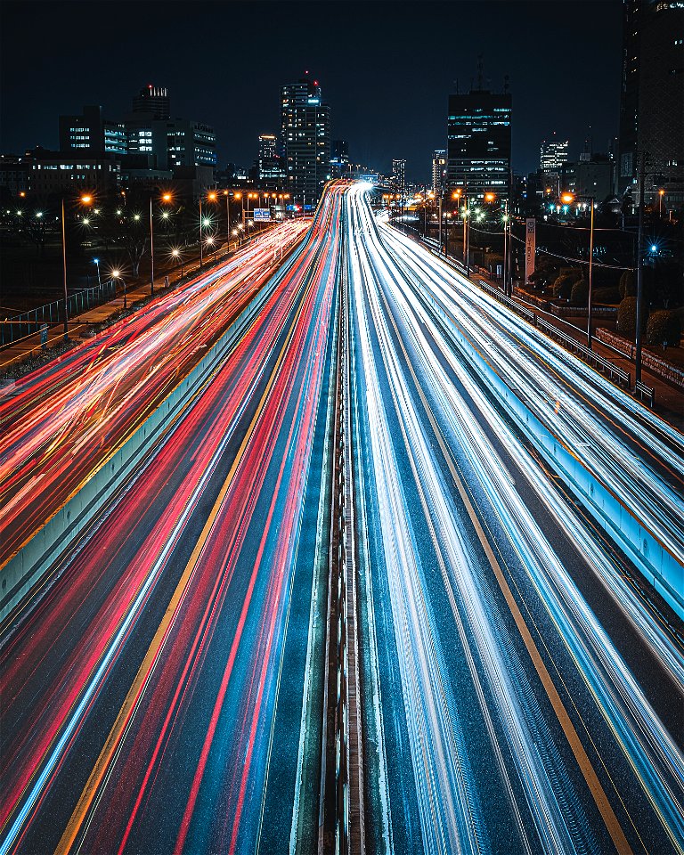 At the speed of light