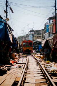 Train street photo