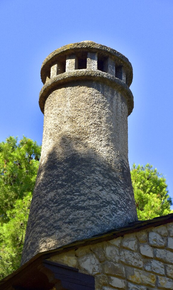 Fireplace architecture facade