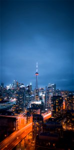 CN Tower At Night photo