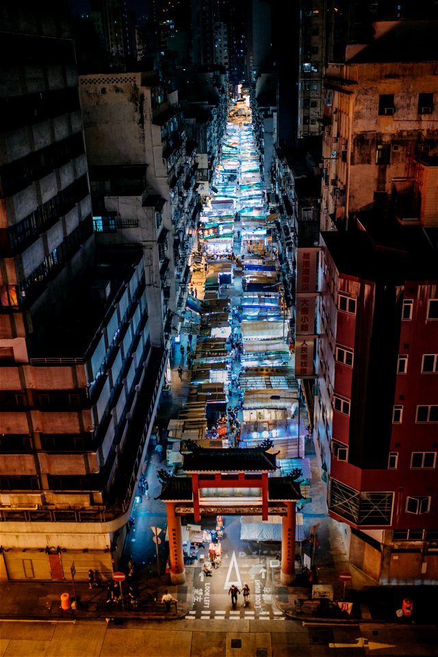Hong Kong by night