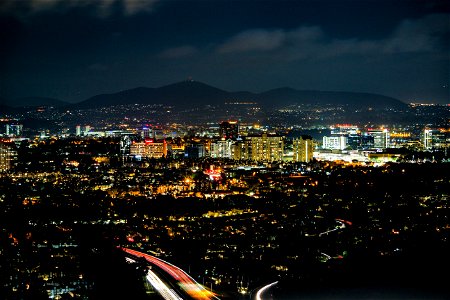 City by night photo