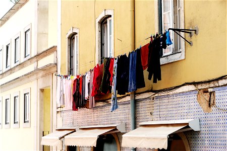 Laundry Hanging photo