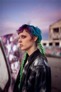 Punk girl photo