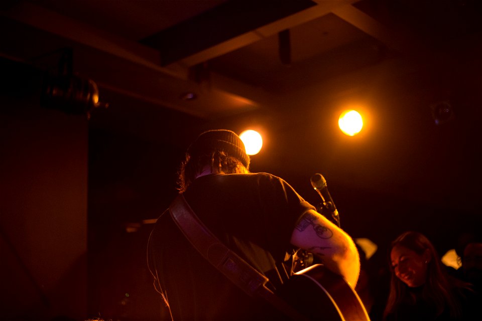 The guitar player
