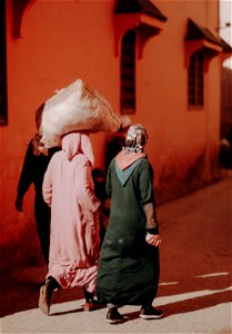 Women Walking In Morocco