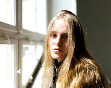 Sunlight portrait photo