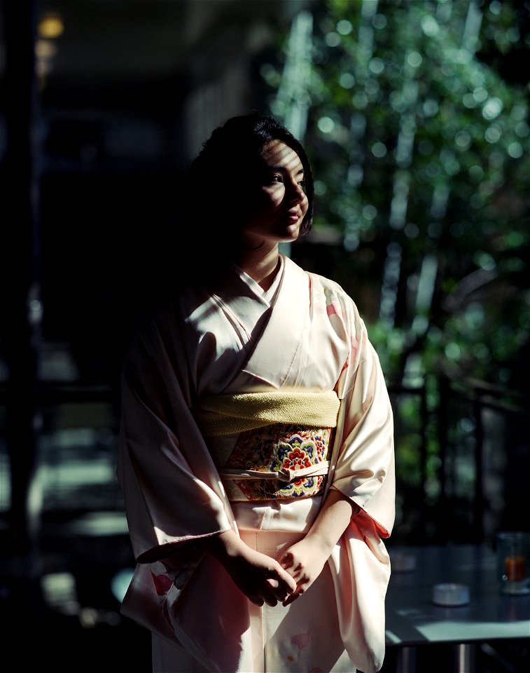 Evening in kimono