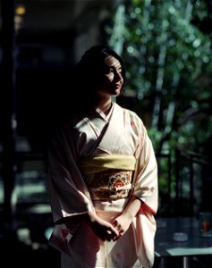 Evening in kimono