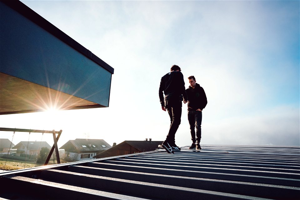 On the roofs photo