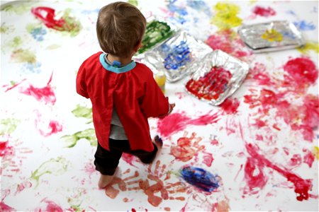 Kids Foot-Hand Painting photo