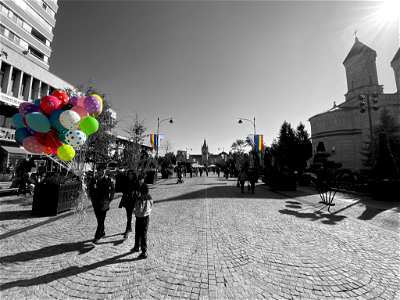 Colored Balloons photo