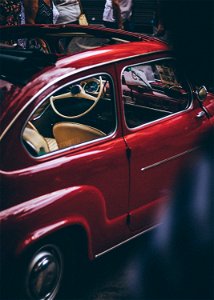 Red Vintage Car photo