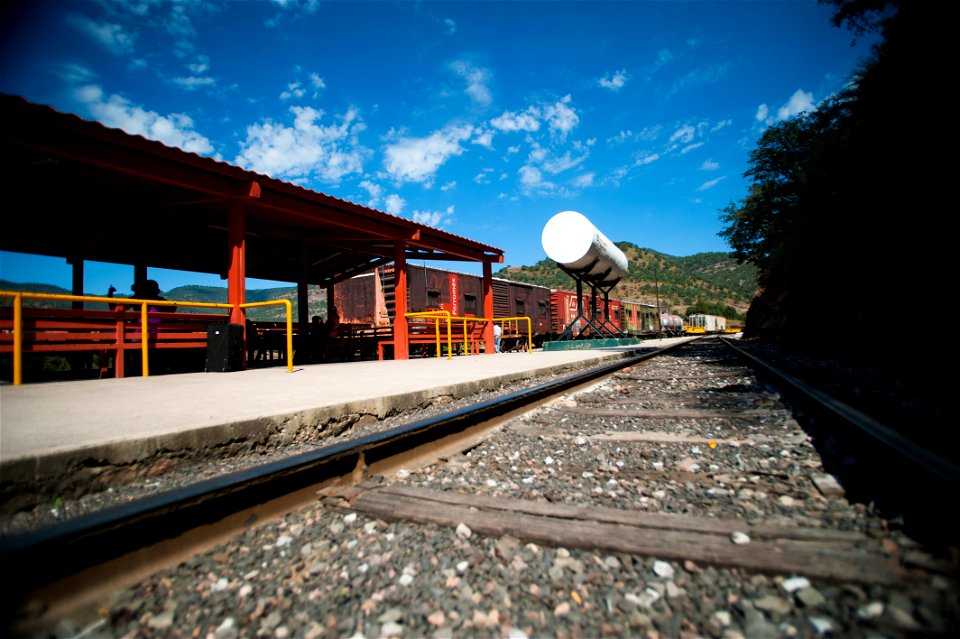 Empty Train Station