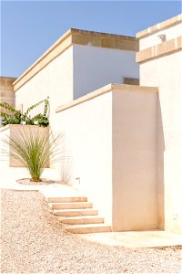 Beige stairs
