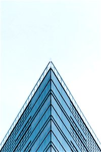 Glass building