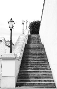 Stairs in Vienna photo