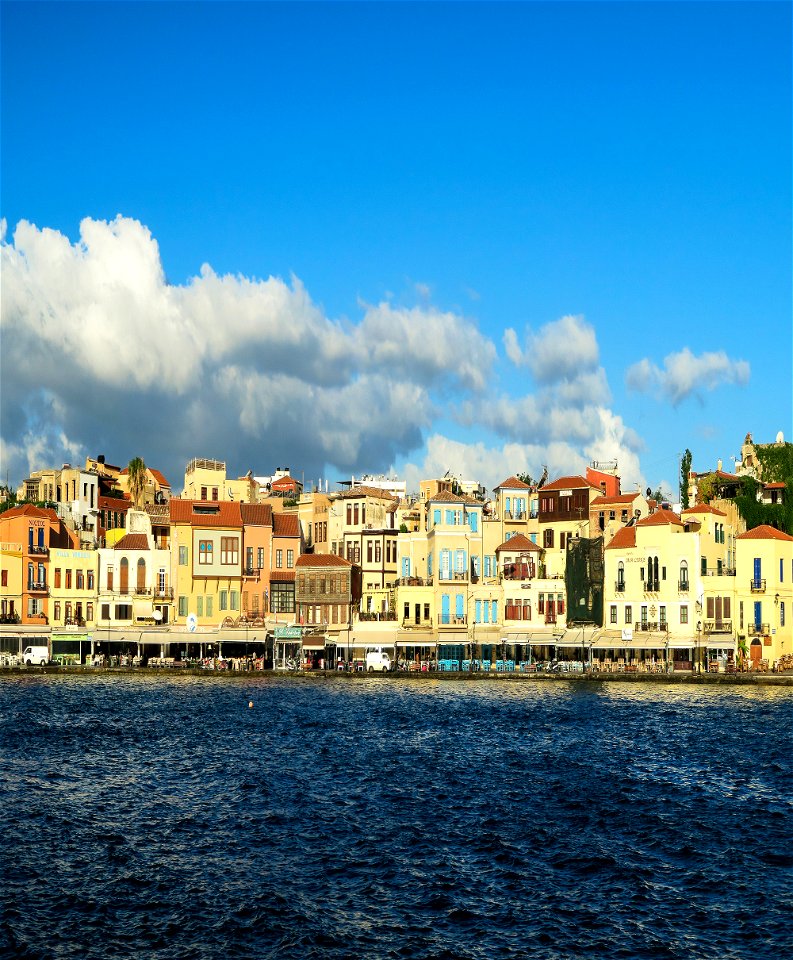 Houses near the sea photo