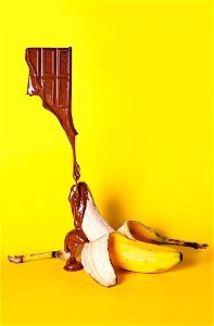 Chocolate banana photo
