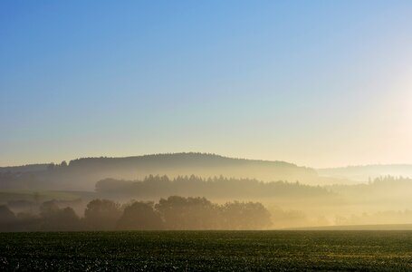 Landscape mood sun photo