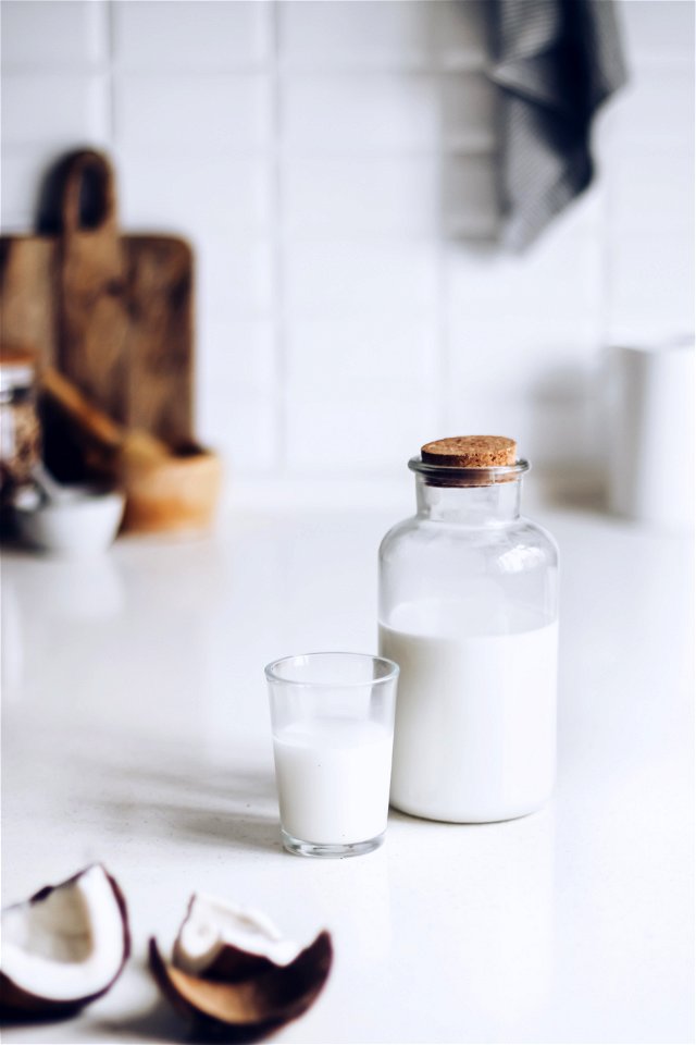 Milk and coconut