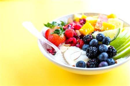 Colorful Yogurt Bowl photo