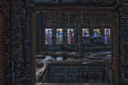Industry hall abandoned