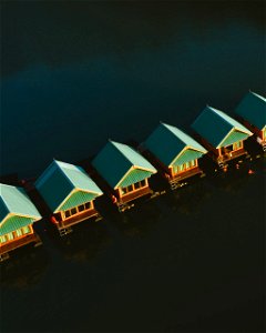 Floating houses photo