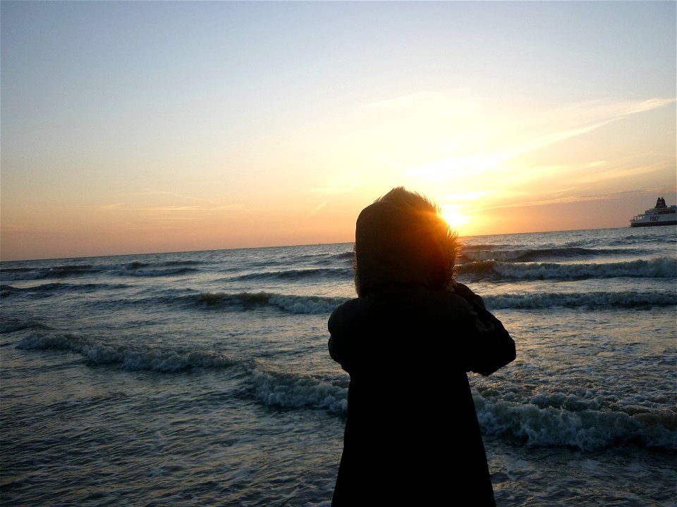 Personne face à la mer photo