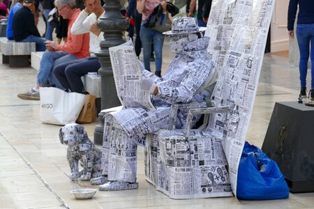 Artist street artist newspaper
