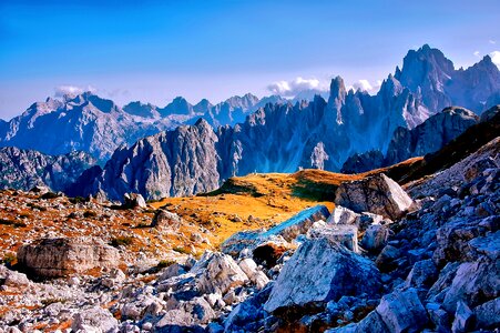 Mountains auronzo nature photo